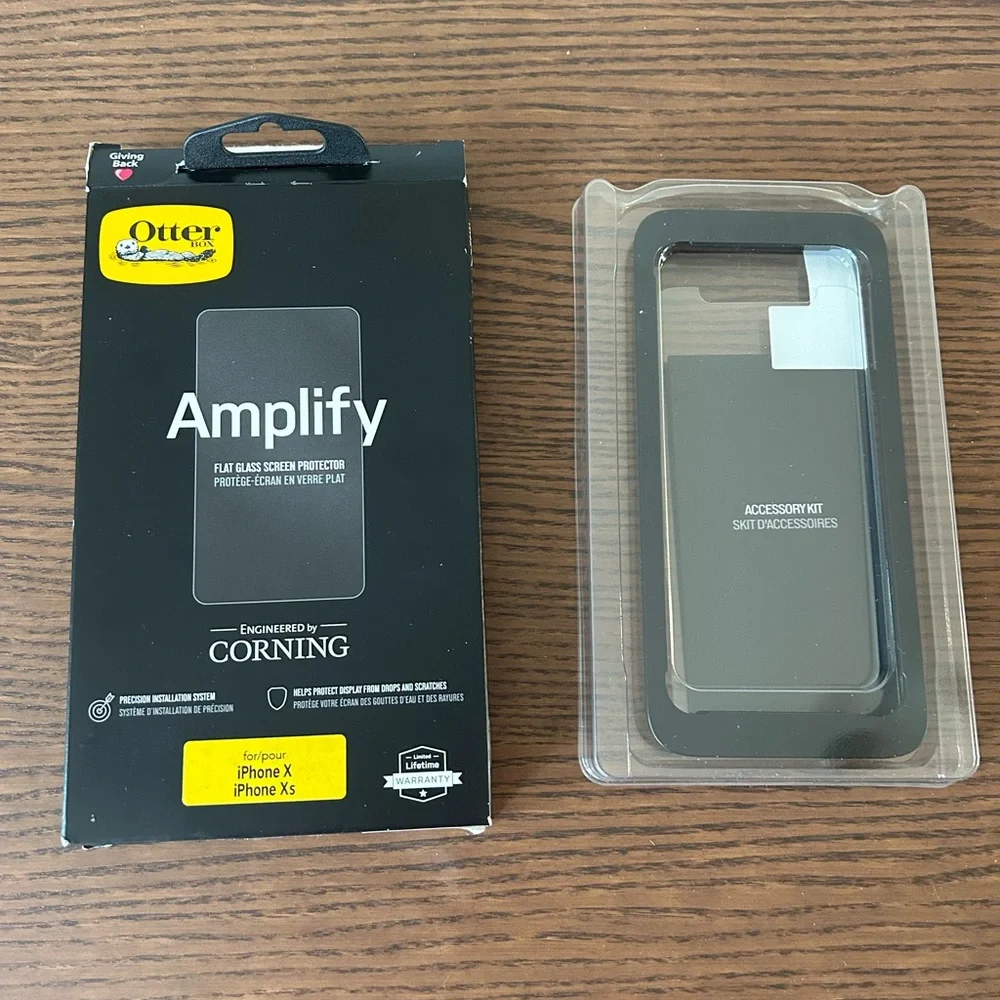 OtterBox Amplify Glass Screen Protector for iPhone X